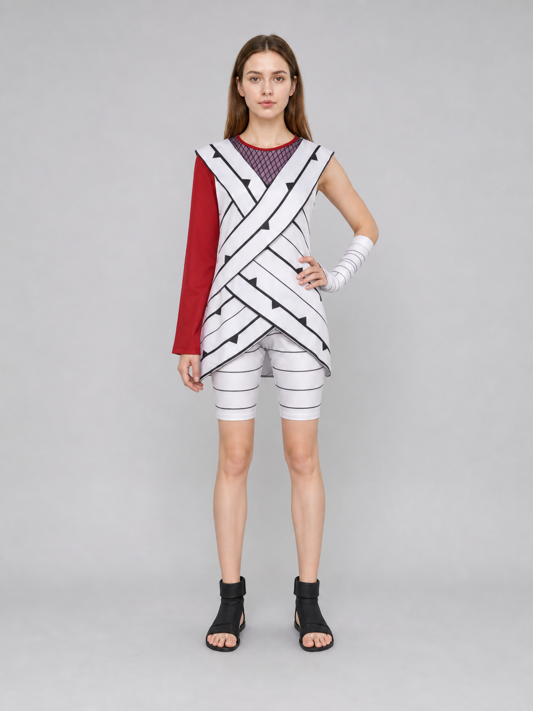 Yuhi Kurenai Cosplay Costume with Shorts and Accessories