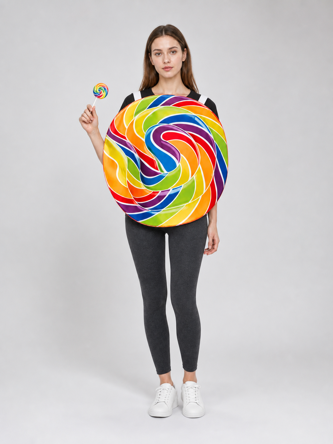 Candy Costume with Rainbow Pattern