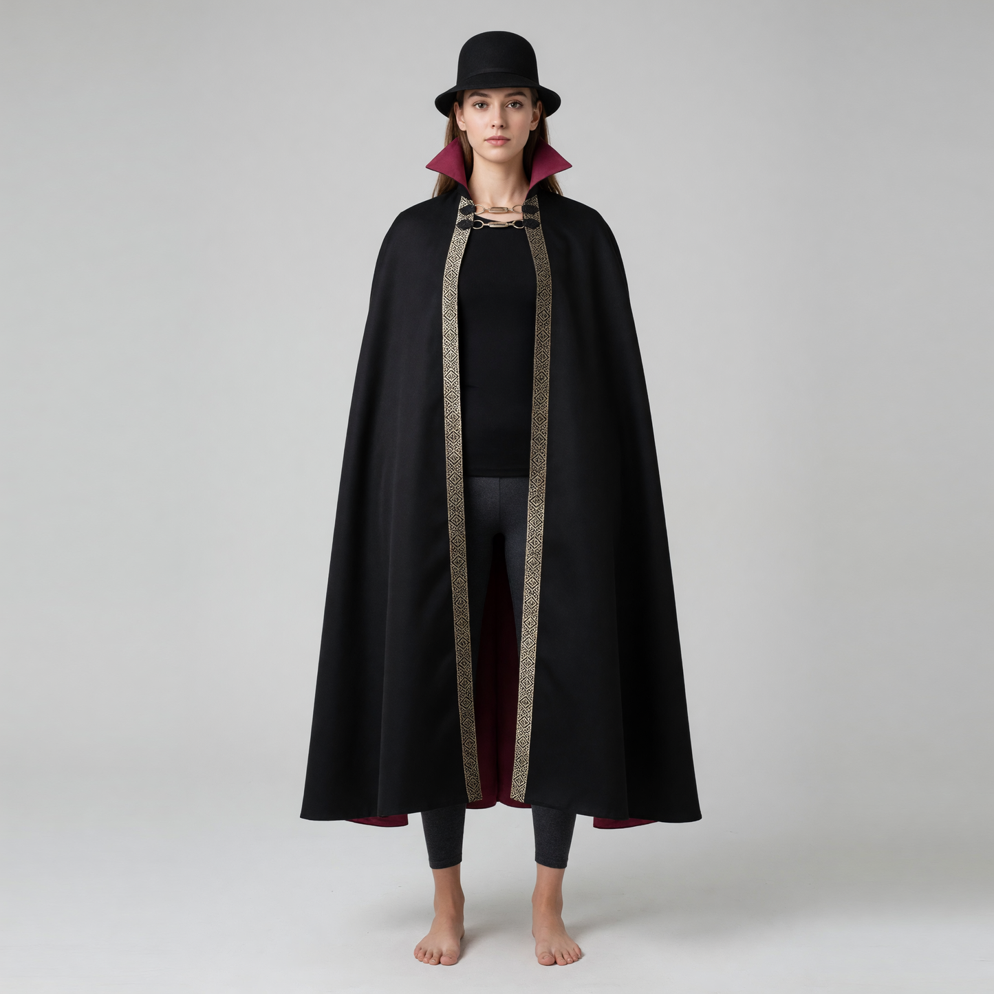 Cosplay Costume: Cloak with Hat for Halloween Look