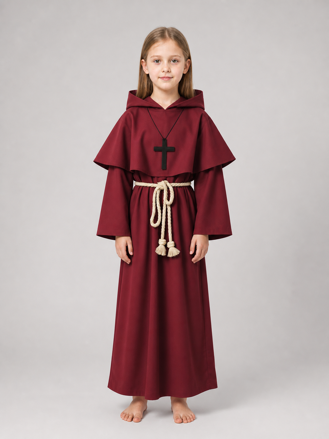 Red Hooded Priest Costume