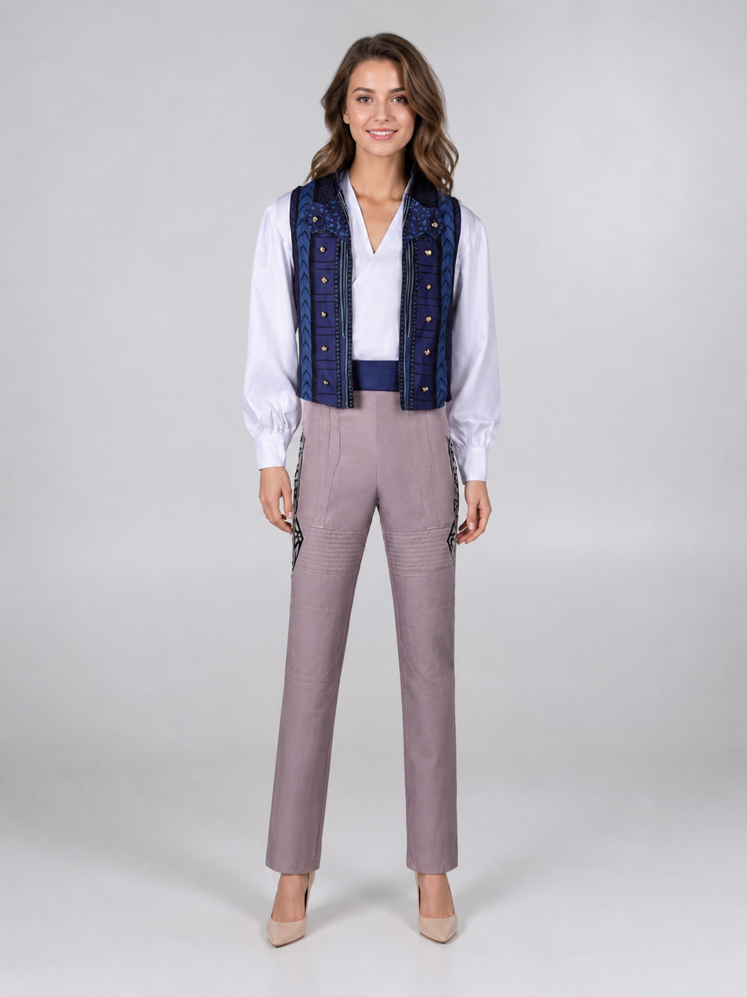 Fiyero "Wicked" Cosplay Costume: Vest, Shirt, Pants