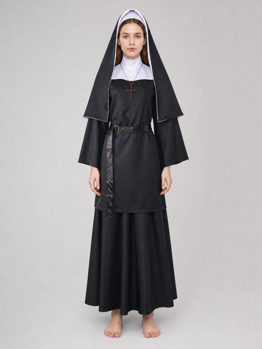 The Nun Cosplay Costume, Black-and-White Look