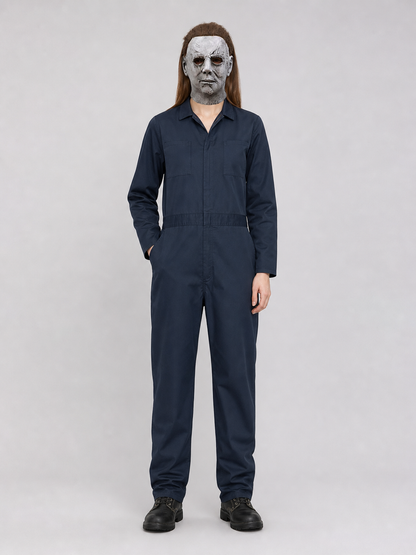 Myers Costume with Mask, Cosplay Jumpsuit