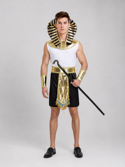 Ancient Egyptian-Style Pharaoh Costume for Parties