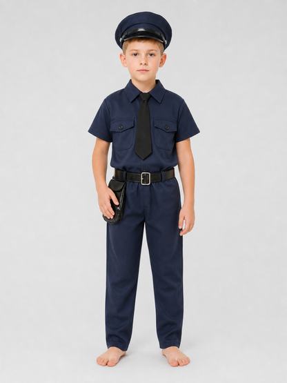 Police Costume for Role Play with Accessories