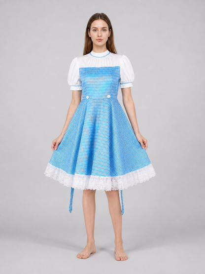 Plaid Dorothy Dress for Cosplay and Stage