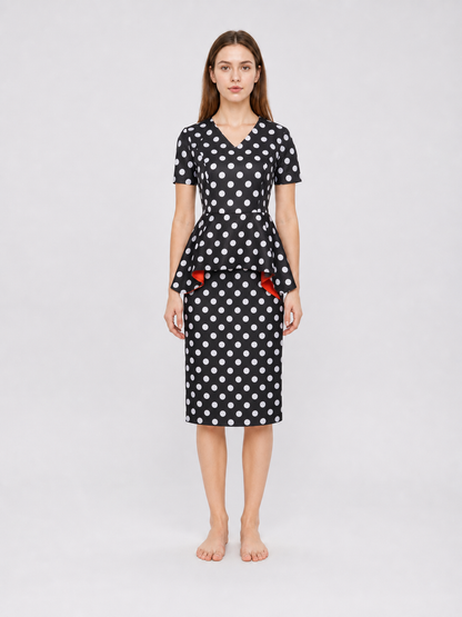 Coraline’s Mother Costume: Polka-Dot Dress