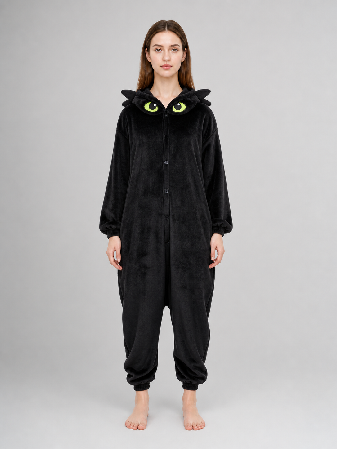 Black Hooded Dragon Costume