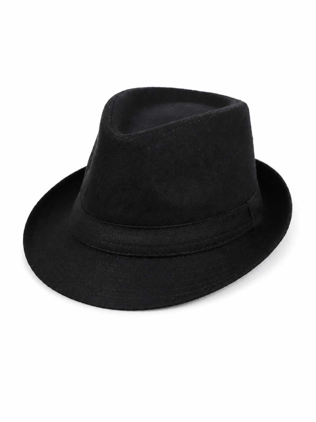 Carnival Fedora Hat with Ribbon and Wide Brim