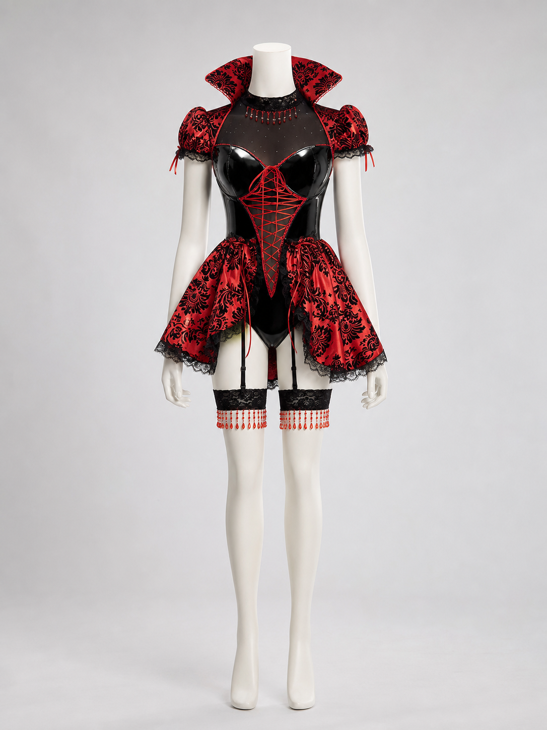 Gothic Vampire and Demon Costume for Cosplay