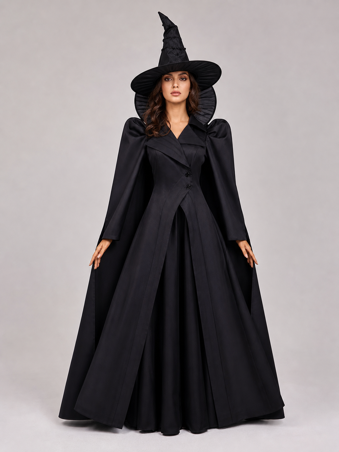 Elphaba Cosplay Costume: Cloak and Hat