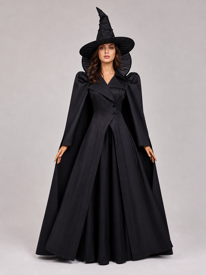 Elphaba Cosplay Costume: Cloak and Hat