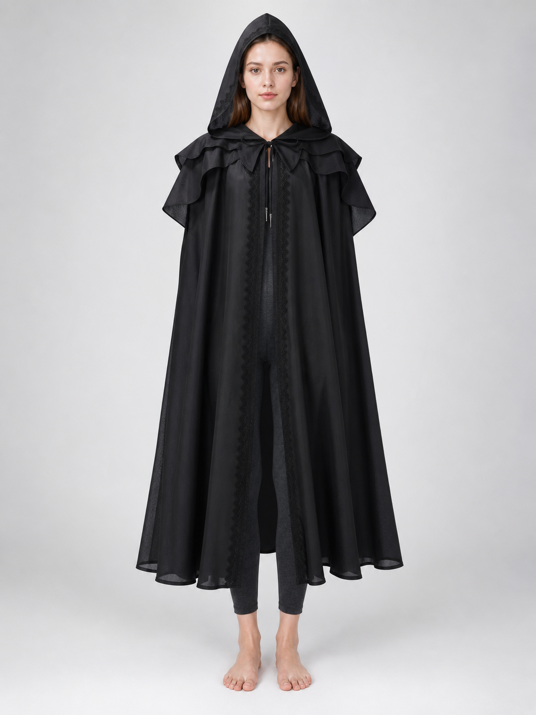 Medieval Hooded Cape for Cosplay