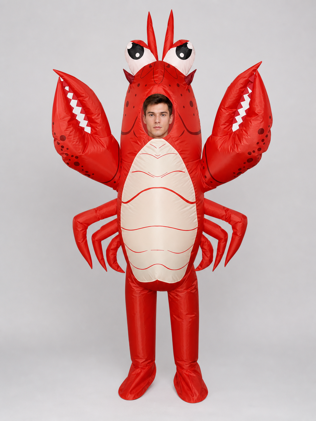 Inflatable Lobster Costume with Claws for Parties