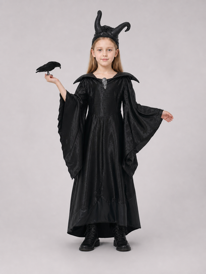 Halloween Costume: Dress and Horned Headpiece