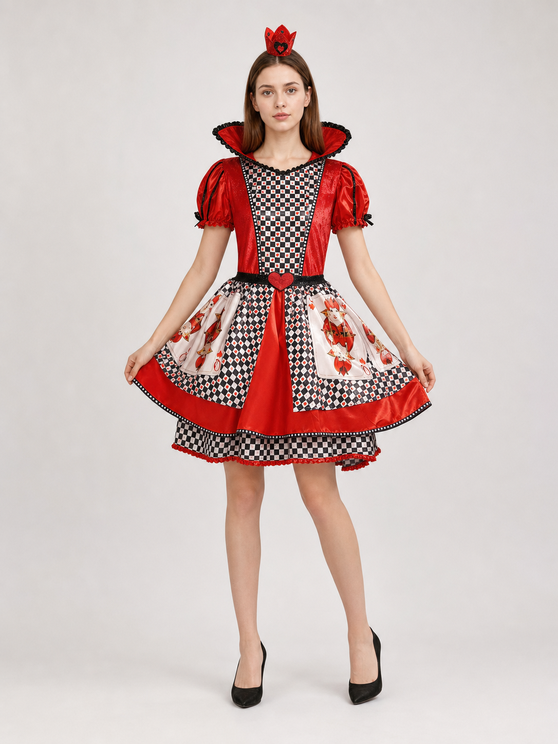 Theatrical Dress in a Card Suit Style