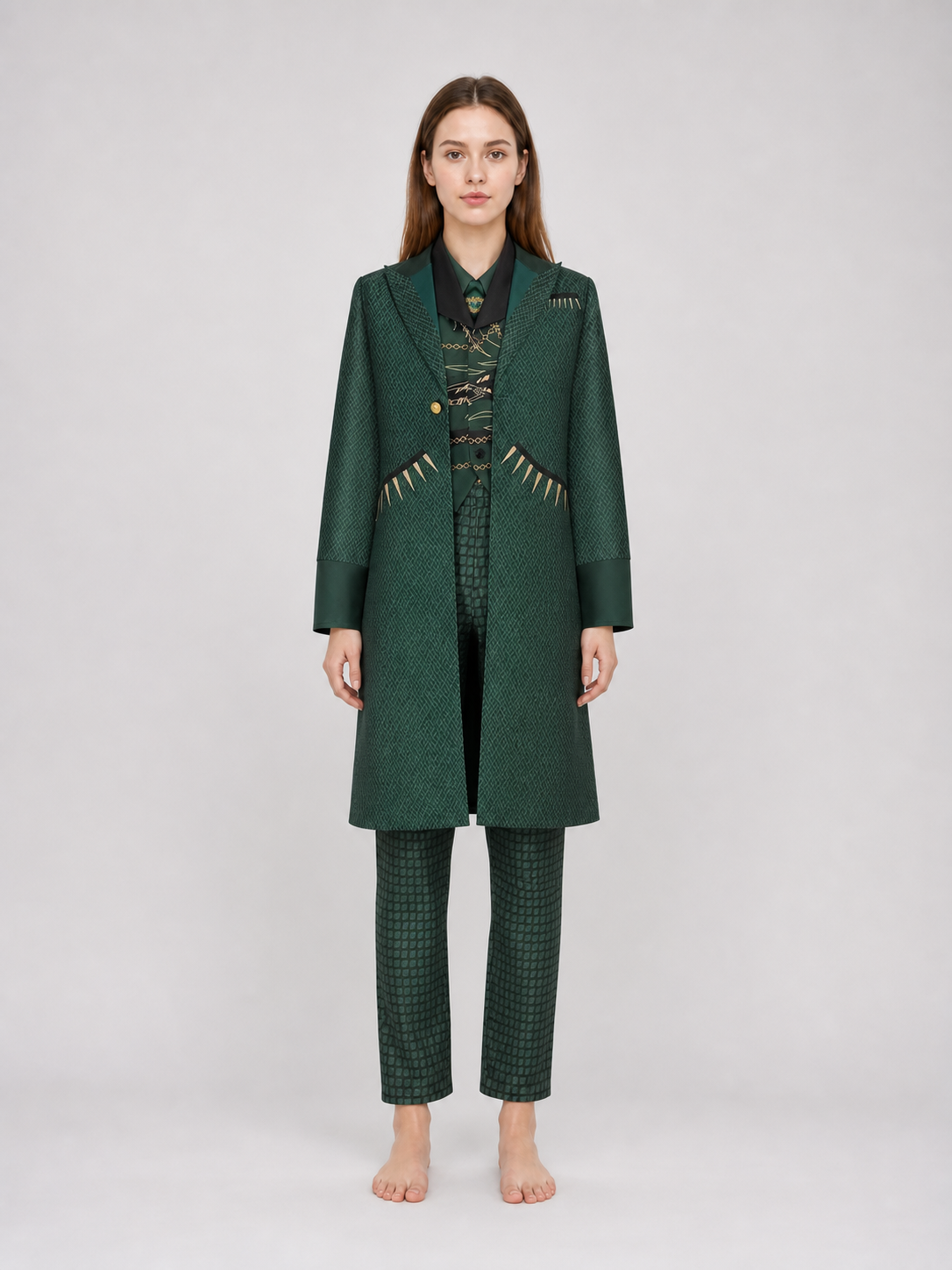 The Wizard of Oz Cosplay Costume, Green Set