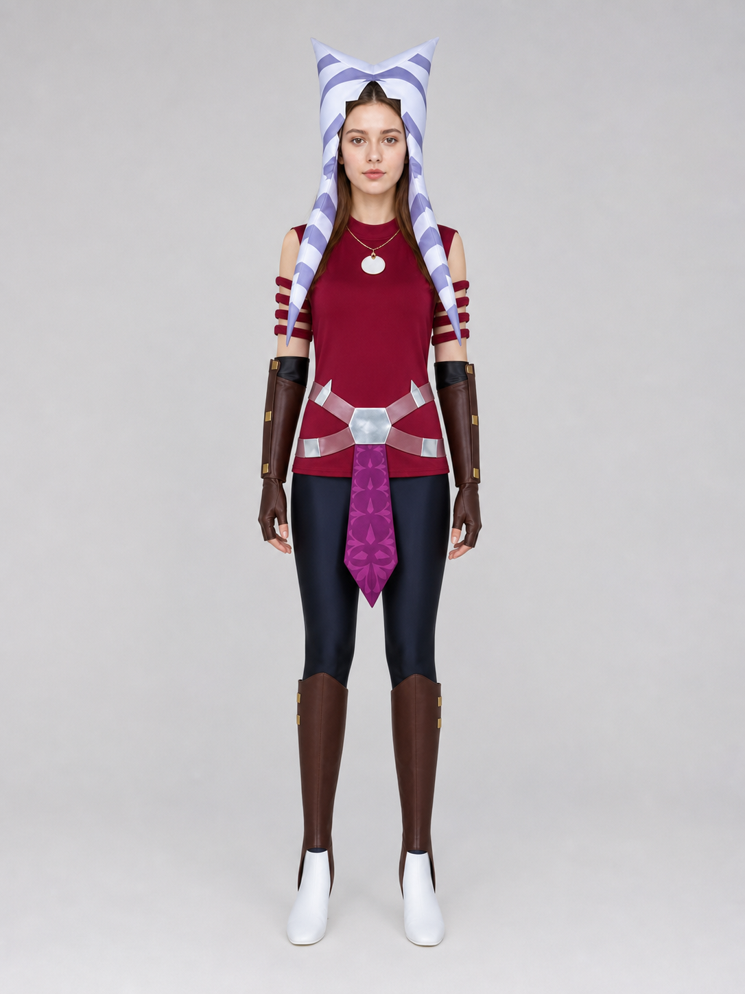 Ahsoka Cosplay Costume, Star Wars, Set