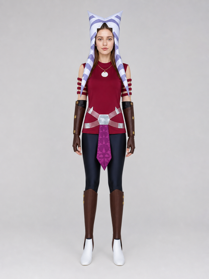 Ahsoka Cosplay Costume, Star Wars, Set