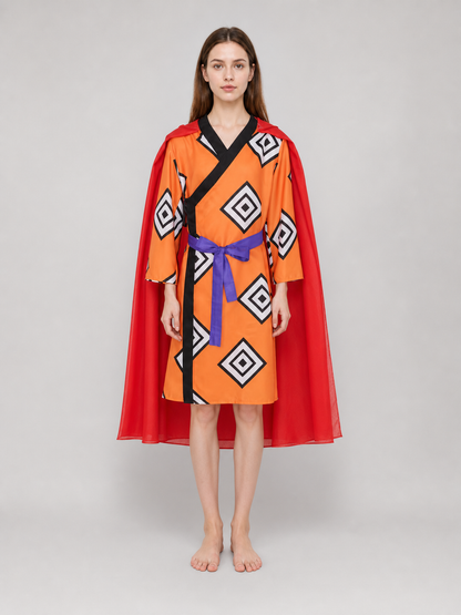 One Piece Jinbe Cosplay Costume with Cape