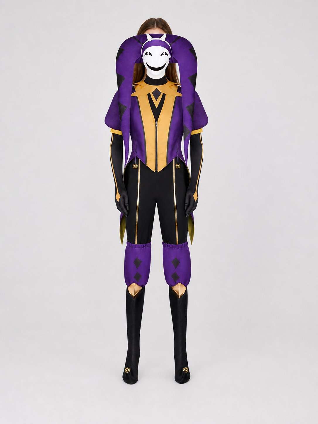 Theatrical Jester-Style Clown Costume