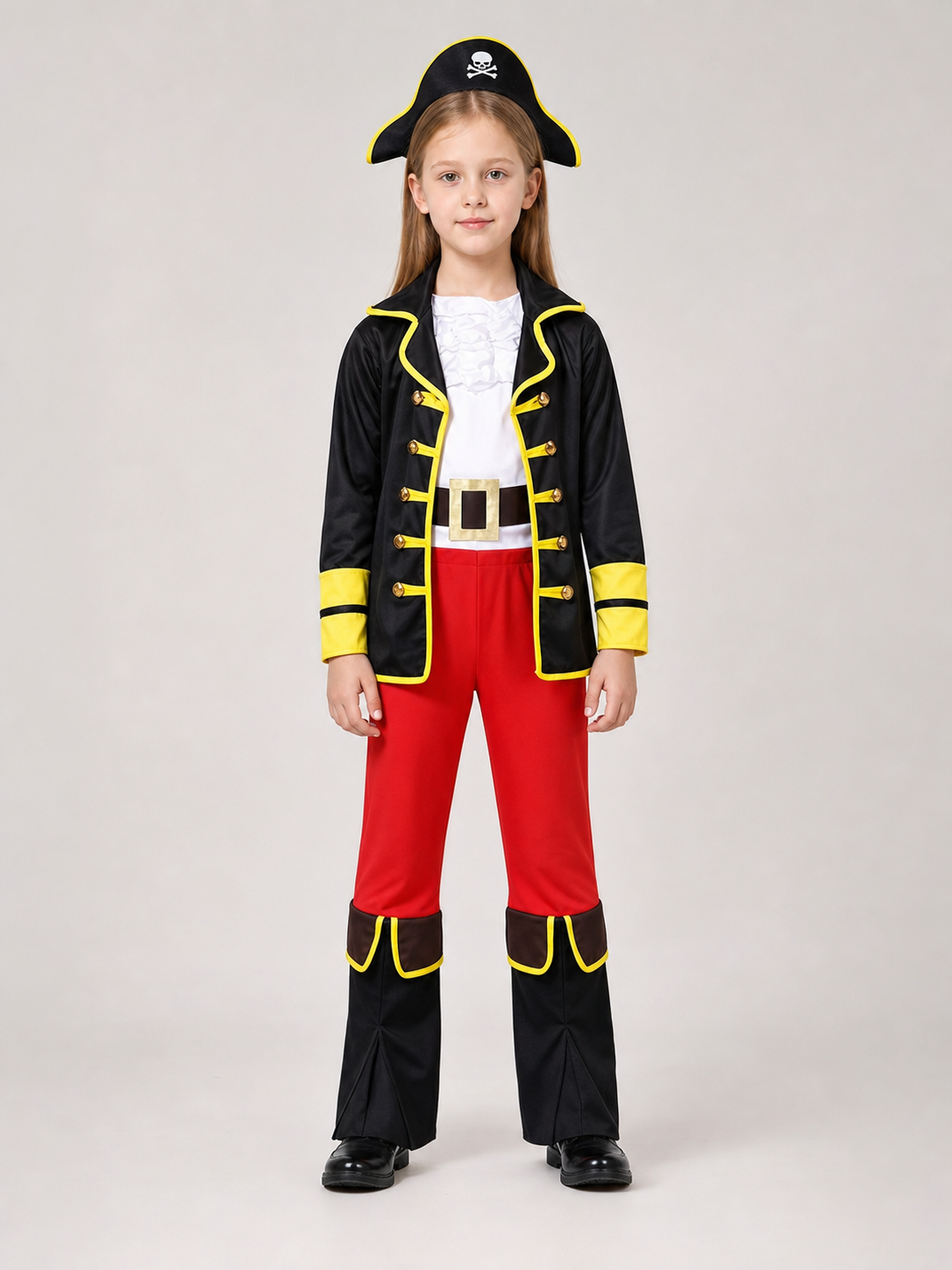 Halloween Pirate Costume, Hat Included