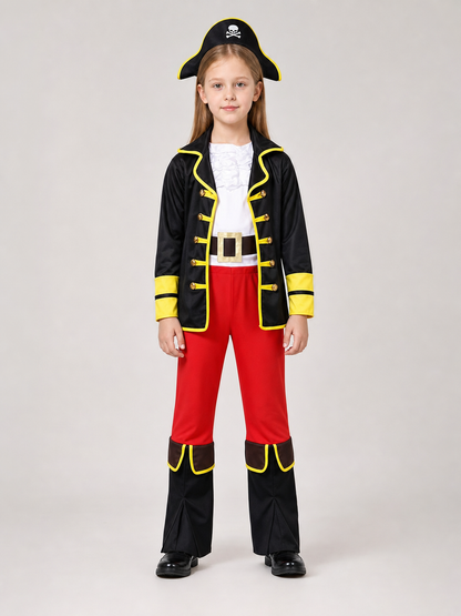 Halloween Pirate Costume, Hat Included