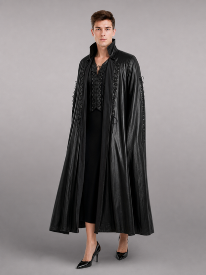 Black Gothic Cloak Costume for Cosplay