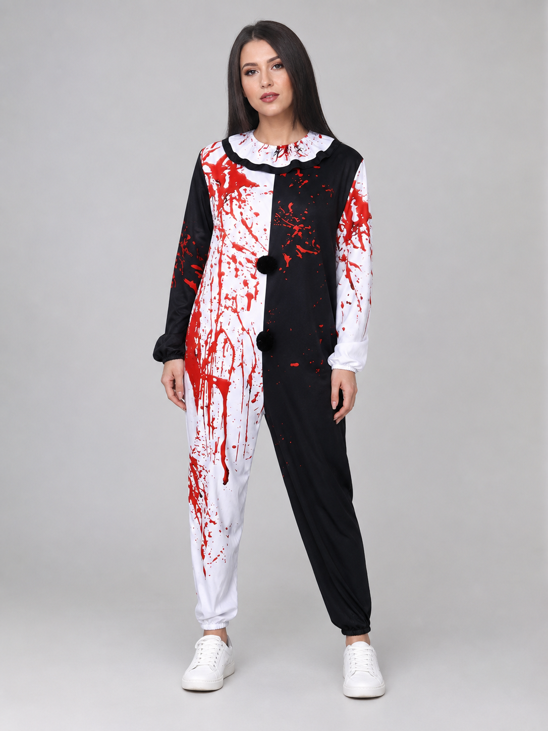 Blood-Splatter Clown Costume for Halloween