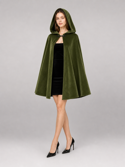 Green Hooded Carnival Cloak, Theatrical