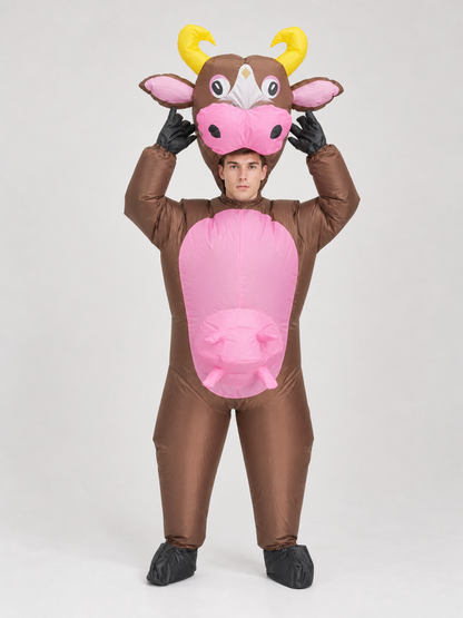 Inflatable Cow Costume for Halloween Carnival