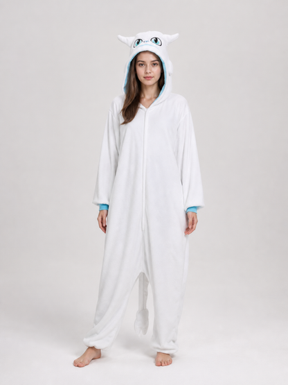 Hooded Dragon Kigurumi, One-Piece Home Costume
