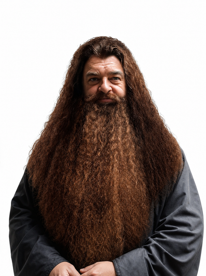 Wizard Costume Wig and Beard