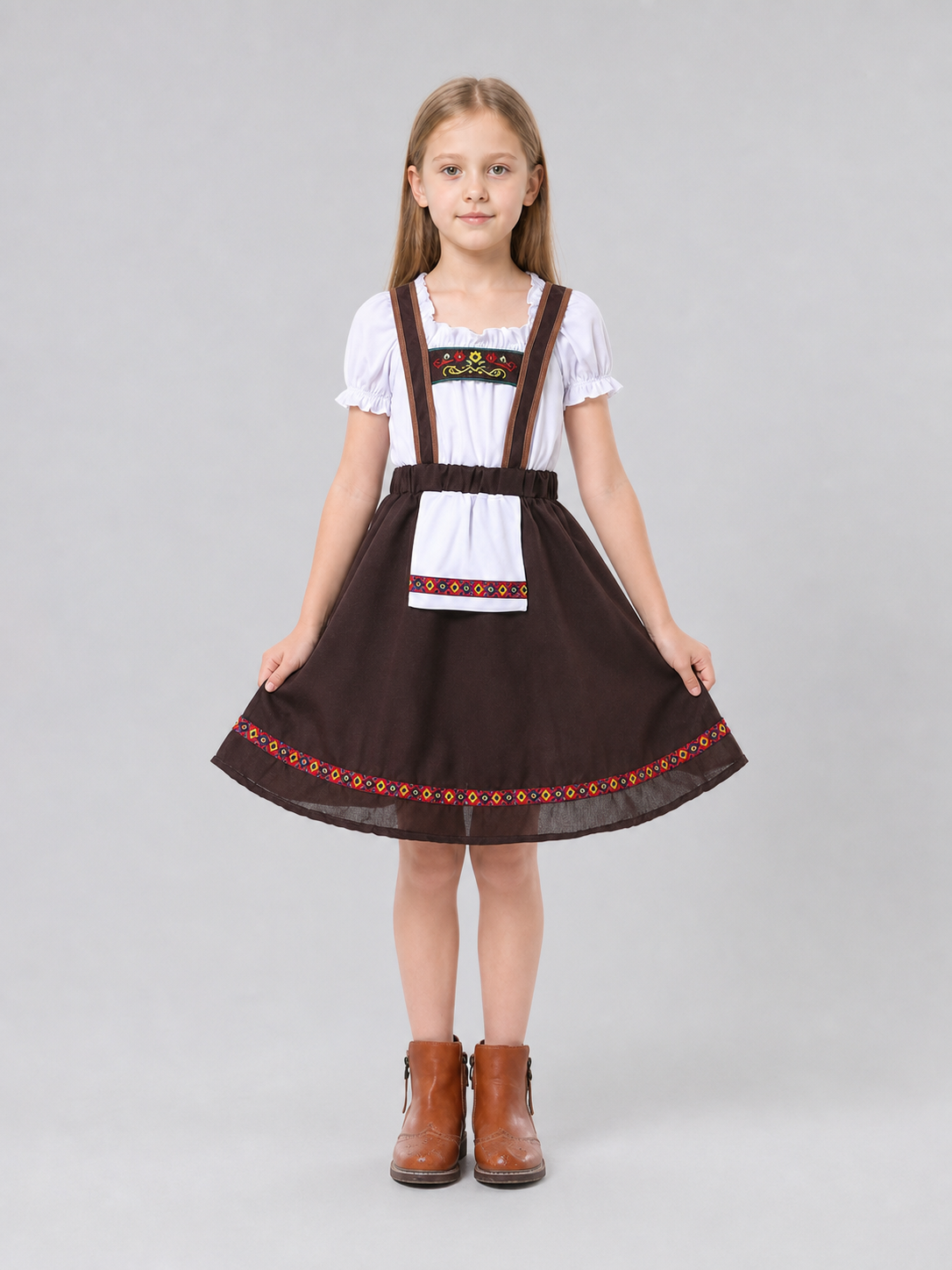 Bavarian Folk-Style Costume Dress