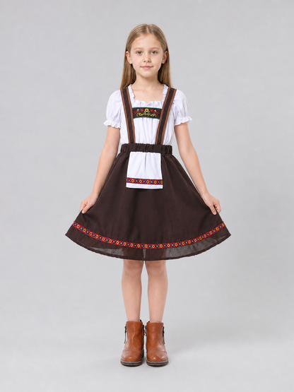 Bavarian Folk-Style Costume Dress