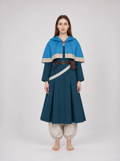 Delicious in Dungeon Cosplay Costume with Hood