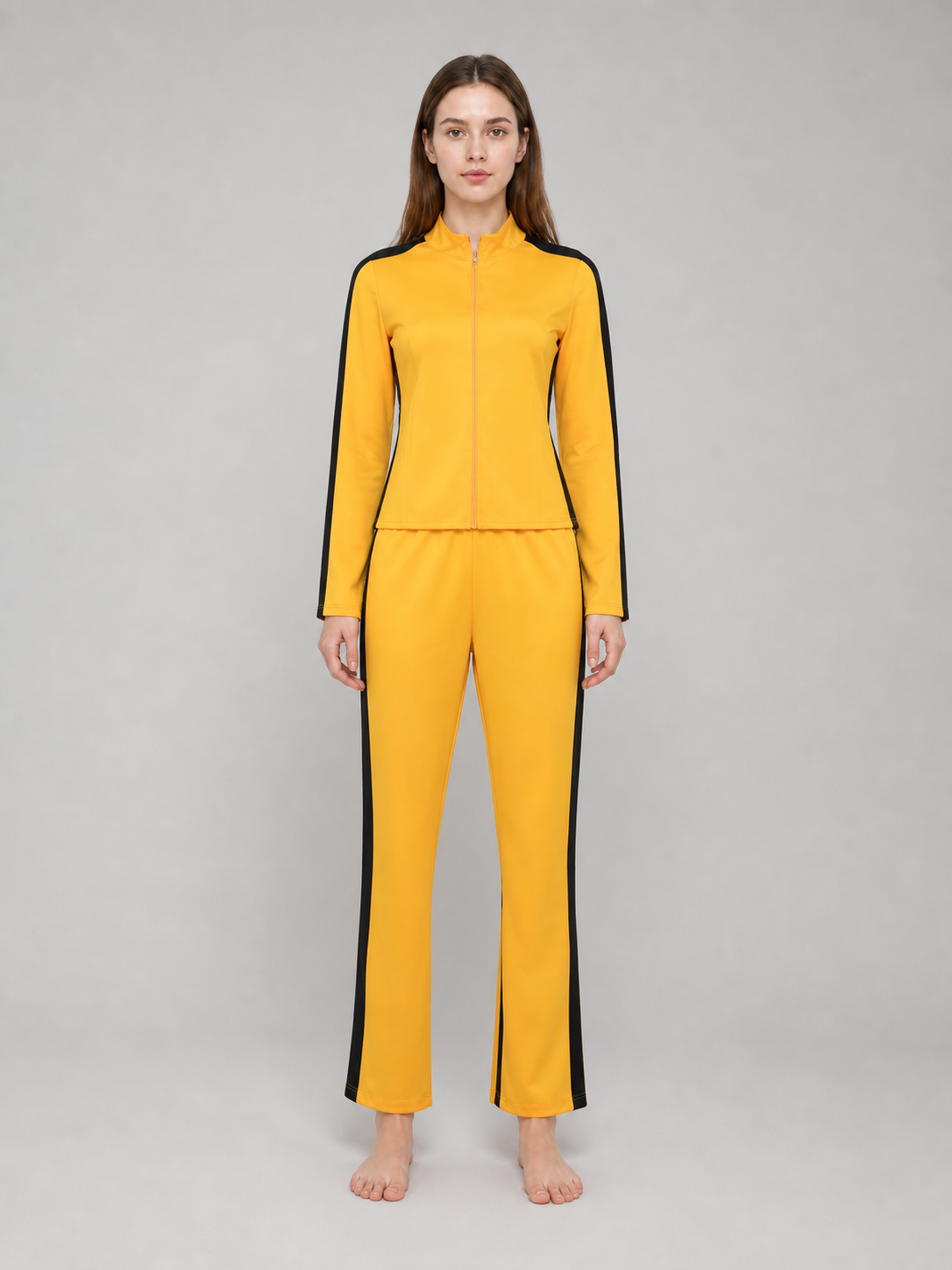 Yellow-and-Black Cosplay Tracksuit