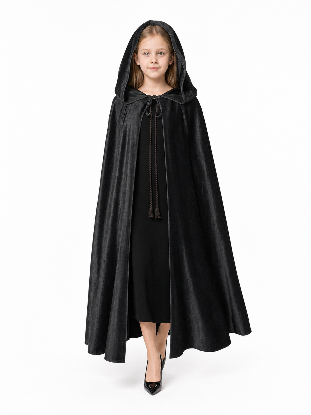 Black Hooded Costume Cape, Cosplay