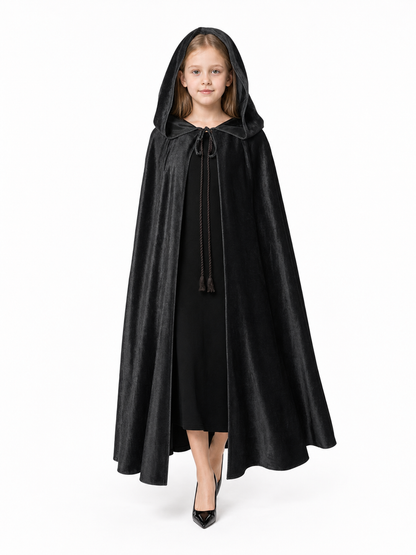 Black Hooded Costume Cape, Cosplay
