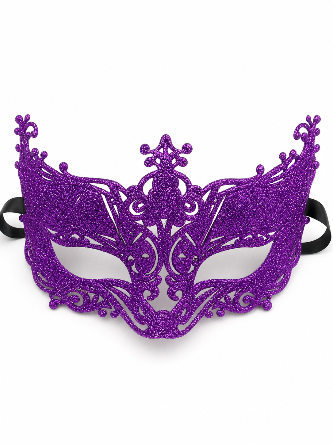Purple glitter carnival tiara