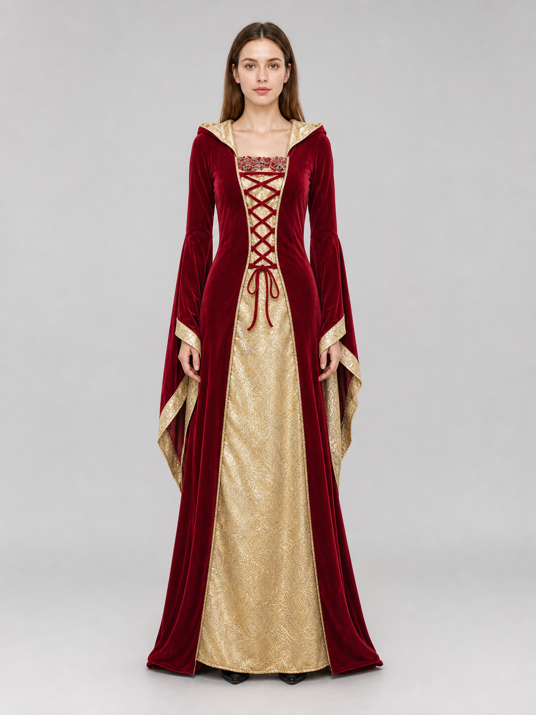 Medieval Hooded Zombie Cosplay Costume