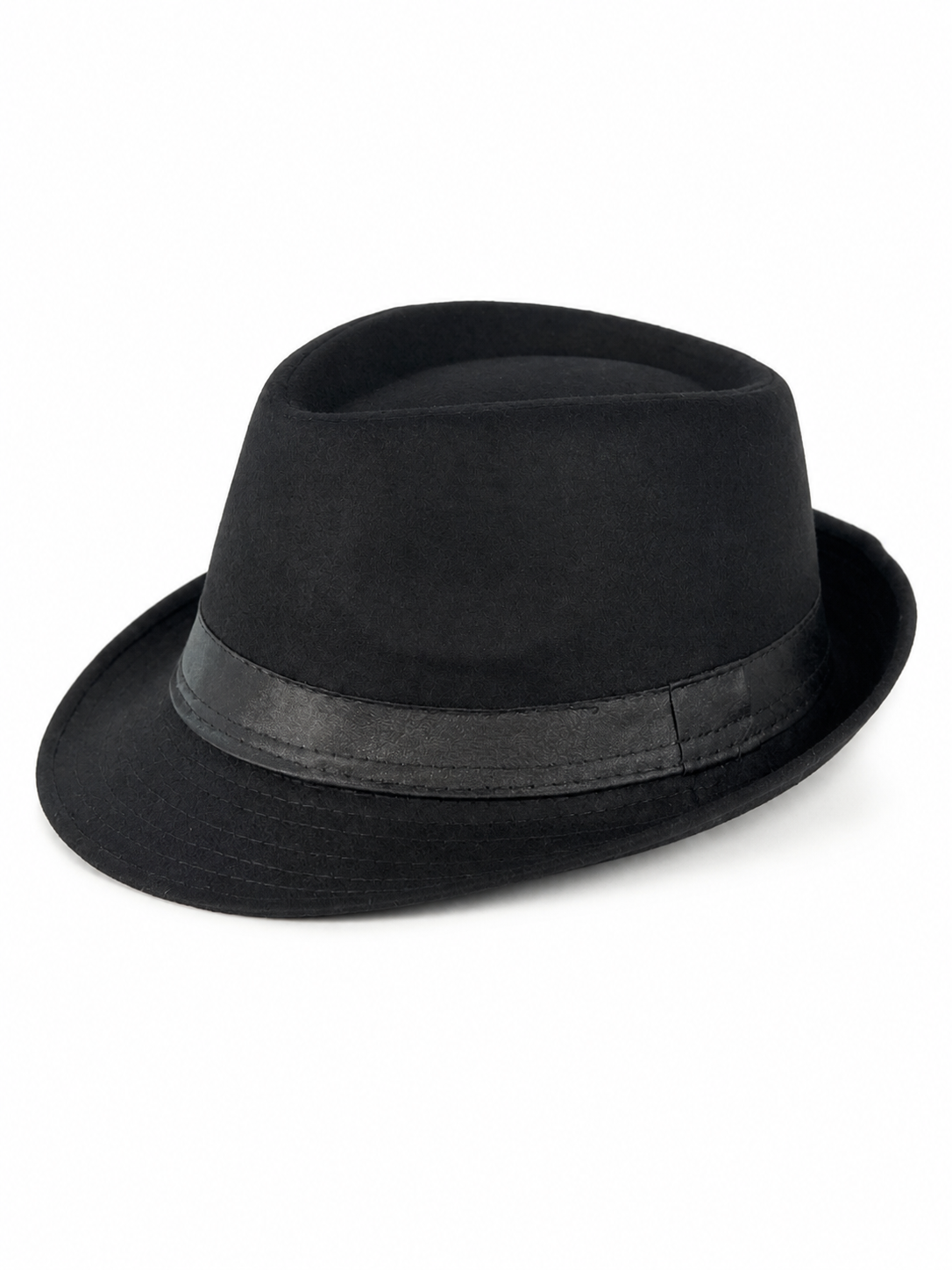Carnival Fedora Hat with a Black Ribbon