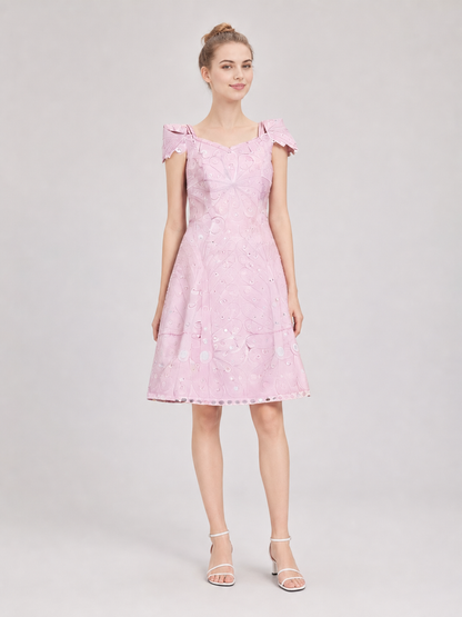 Pink cosplay dress from Wicked 2