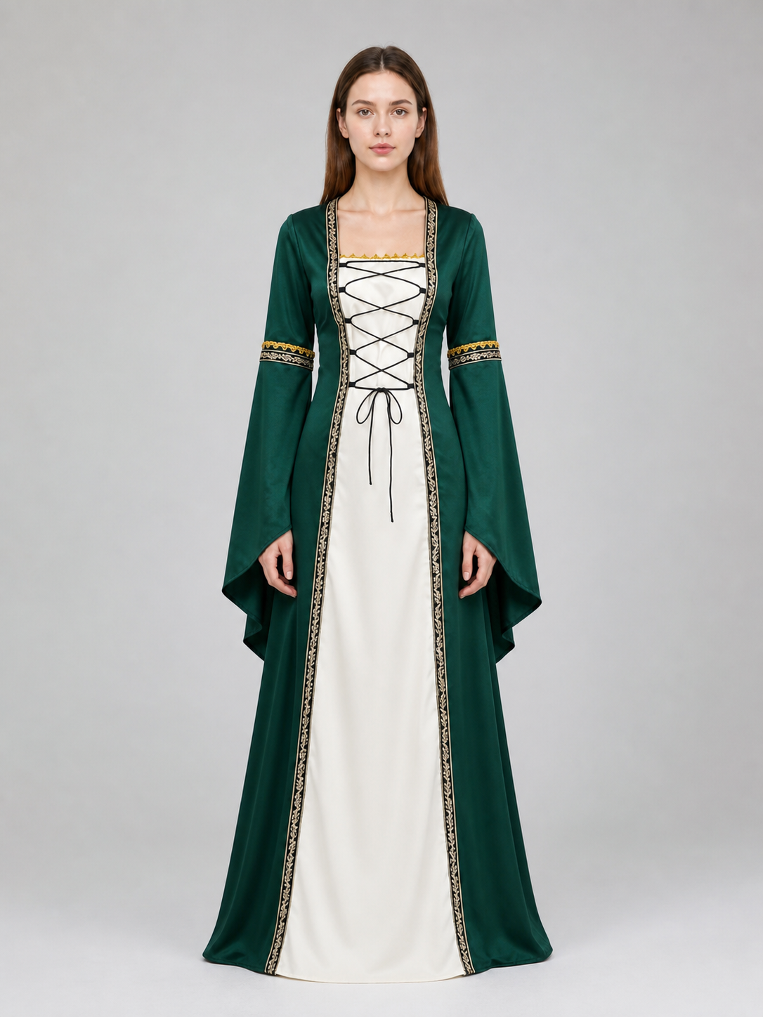 Medieval Renaissance-Style Costume Dress