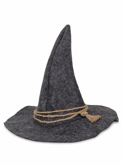 Witch Carnival Hat with Rope Decoration