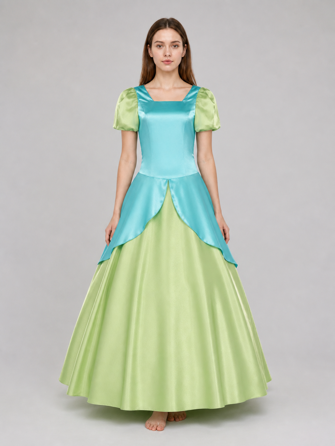 Cinderella Cosplay Costume: Dress with Bow and Headband