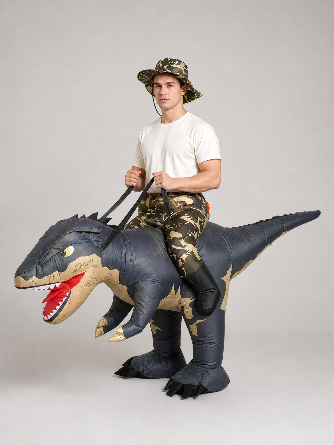 Inflatable Dinosaur Costume for Parties and Cosplay