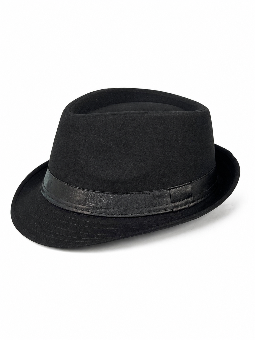 Carnival Fedora Hat with a Black Ribbon