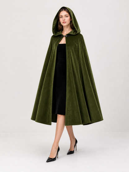 Green Hooded Carnival Cloak, Theatrical