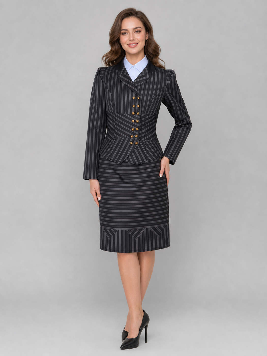 Elphaba Cosplay Costume: Jacket, Skirt, and Shirt
